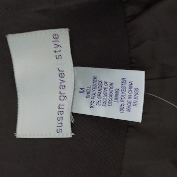 Susan Graver Style jacket size Medium NWT (InvW207) - Picture 5 of 6